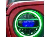RGBW Headlight DRL Kit with Bluetooth Controller (18-26 Jeep Wrangler JL)