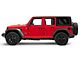 SEC10 Hinge Accent Decal; Gloss Black (18-24 Jeep Wrangler JL)
