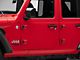 SEC10 Hinge Accent Decal; Matte Black (18-24 Jeep Wrangler JL)