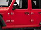 SEC10 Hinge Accent Decal; Silver (18-24 Jeep Wrangler JL)