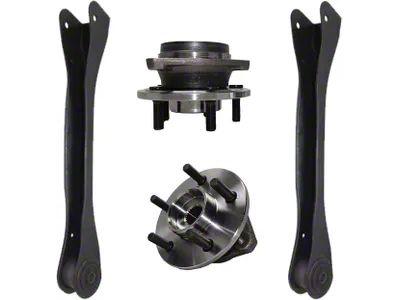 Front Upper Control Arms with Wheel Hub Assemblies (00-06 Jeep Wrangler TJ)