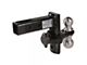 Trimax Locks 2-Inch Receiver Adjustable Dual Ball Mount with 2-Inch Ball and 2-5/16-Inch Ball and Locking Ball Mount; 6-Inch Drop and 6-Inch Rise; Black (Universal; Some Adaptation May Be Required)