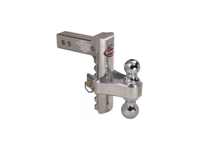 Trimax Locks 2-Inch Receiver Adjustable Dual Ball Mount with 2-Inch Ball and 2-5/16-Inch Ball; 8-Inch Drop and 8-Inch Rise (Universal; Some Adaptation May Be Required)