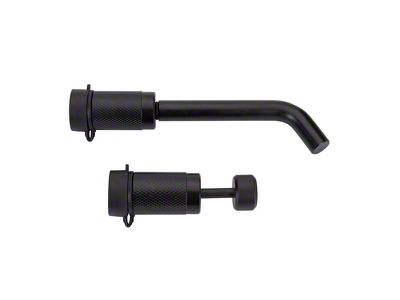 5/8-Inch Barrel Style Receiver and Coupler Lock; 4-Inch; Black