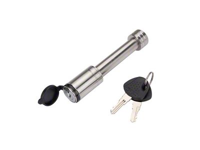 5/8-Inch or 1/2-Inch Barrel Style Sleeved Receiver Lock; Stainless