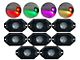 Extreme LED RGB LED Rock Light Kit; 8-Pack (Universal; Some Adaptation May Be Required)