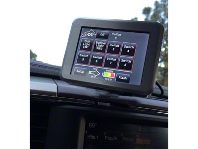 sPOD 8-Circuit SourceSE Switch Panel with Touchscreen (97-06 Jeep Wrangler TJ)