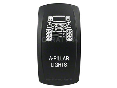 sPOD A-Pillar Lights Rocker Switch (07-18 Jeep Wrangler JK)