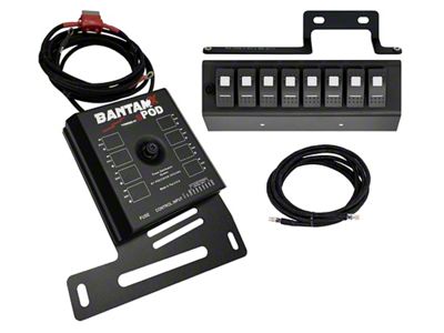 sPOD BantamX with LED Switch Panel; Amber (09-18 Jeep Wrangler JK)