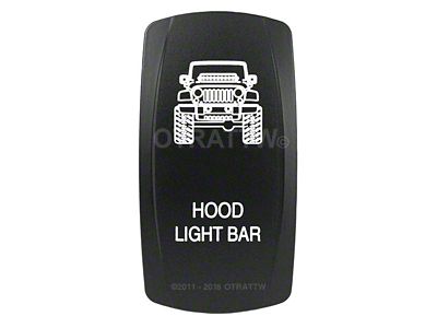 sPOD Hood Light Bar Rocker Switch (07-18 Jeep Wrangler JK)