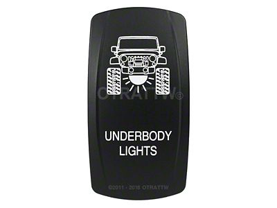 sPOD Underbody Lights Rocker Switch (07-18 Jeep Wrangler JK)