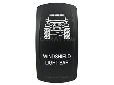 sPOD Windshield Light Bar Rocker Switch (07-18 Jeep Wrangler JK)