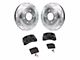 SSBC-USA M6-Moab Front 6-Piston Caliper and Performance Brake Pad Upgrade Kit with Cross-Drilled Slotted Rotors; Black Calipers (07-18 Jeep Wrangler JK)