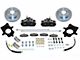 SSBC-USA Rear Disc Brake Conversion Kit with Built-In Parking Brake Assembly and Vented Rotors; Black Calipers (97-06 Jeep Wrangler TJ w/ Dana 35 Rear Axle)