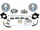 SSBC-USA Rear Disc Brake Conversion Kit with Built-In Parking Brake Assembly and Vented Rotors; Zinc Calipers (90-95 Jeep Wrangler YJ)