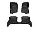 OMAC All Weather Molded Texan Front and Rear Floor Liners; Black (21-24 Jeep Wrangler JL 4xe)