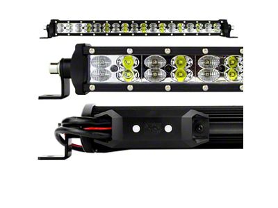 XK Glow App Controlled 20-Inch RGBW LED Light Bar with Mounting Brackets (Universal; Some Adaptation May Be Required)