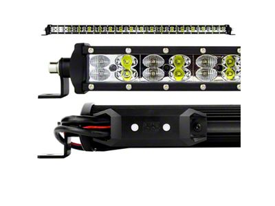 XK Glow App Controlled 38-Inch RGBW LED Light Bar with Mounting Brackets (Universal; Some Adaptation May Be Required)
