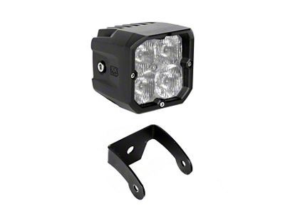 XK Glow C3 LED Cube Light; Fog Beam; Amber Lens (Universal; Some Adaptation May Be Required)