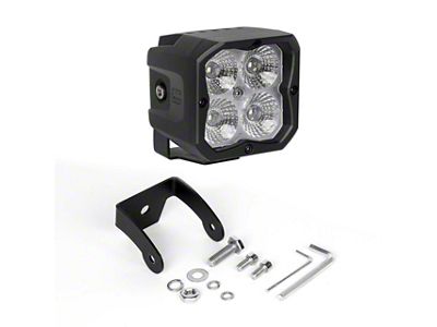 XK Glow C3 LED Cube Light; Spot Beam; Amber Lens (Universal; Some Adaptation May Be Required)
