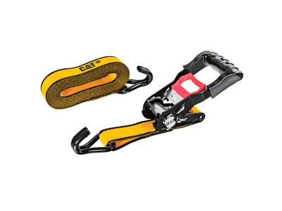 CAT 12-Foot x 1-1/4-Inch Ratchet Tie Down Set; 2-Piece (Universal; Some Adaptation May Be Required)