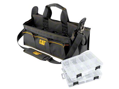 CAT 17-Inch Tech Tool Tote with Storage Cases (Universal; Some Adaptation May Be Required)