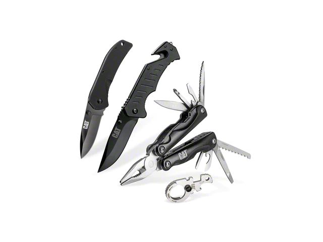 CAT Multi-Tool and Folding Pocket Knife Set (Universal; Some Adaptation May Be Required)