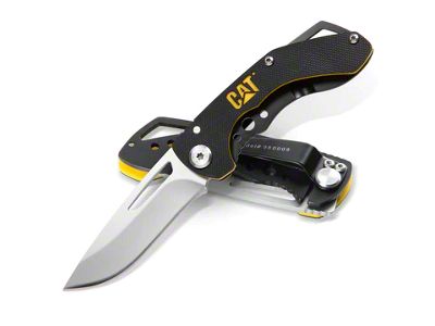 CAT 5-1/2-Inch Drop Point Folding Knife (Universal; Some Adaptation May Be Required)