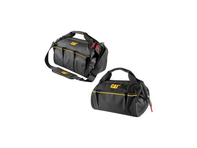 CAT Wide Mouth Tool Bag Set; 2-Piece (Universal; Some Adaptation May Be Required)