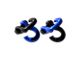 Moose Knuckle Offroad Jowl Split Recovery Shackle 5/8 Combo; Black Hole and Blue Balls