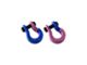 Moose Knuckle Offroad Jowl Split Recovery Shackle 5/8 Combo; Blue Balls and Pretty Pink