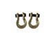 Moose Knuckle Offroad Jowl Split Recovery Shackle 5/8 Combo; Brass Knuckle and Brass Knuckle