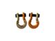 Moose Knuckle Offroad Jowl Split Recovery Shackle 5/8 Combo; Brass Knuckle and Obscene Orange