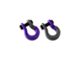 Moose Knuckle Offroad Jowl Split Recovery Shackle 5/8 Combo; Grape Escape and Gun Gray