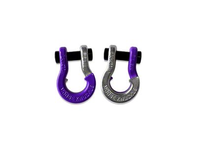 Moose Knuckle Offroad Jowl Split Recovery Shackle 5/8 Combo; Grape Escape and Nice Gal