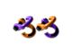 Moose Knuckle Offroad Jowl Split Recovery Shackle 5/8 Combo; Grape Escape and Obscene Orange