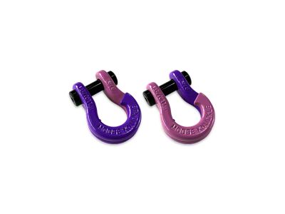Moose Knuckle Offroad Jowl Split Recovery Shackle 5/8 Combo; Grape Escape and Pretty Pink