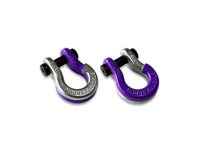 Moose Knuckle Offroad Jowl Split Recovery Shackle 5/8 Combo; Nice Gal and Grape Escape