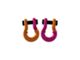 Moose Knuckle Offroad Jowl Split Recovery Shackle 5/8 Combo; Obscene Orange and Pogo Pink