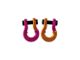 Moose Knuckle Offroad Jowl Split Recovery Shackle 5/8 Combo; Pogo Pink and Obscene Orange