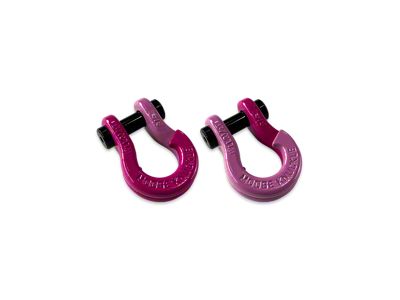 Moose Knuckle Offroad Jowl Split Recovery Shackle 5/8 Combo; Pogo Pink and Pretty Pink