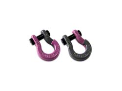 Moose Knuckle Offroad Jowl Split Recovery Shackle 5/8 Combo; Pretty Pink and Gun Gray