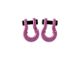 Moose Knuckle Offroad Jowl Split Recovery Shackle 5/8 Combo; Pretty Pink and Pretty Pink