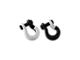 Moose Knuckle Offroad Jowl Split Recovery Shackle 5/8 Combo; Pure White and Black Hole