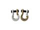 Moose Knuckle Offroad Jowl Split Recovery Shackle 5/8 Combo; Pure White and Brass Knuckle