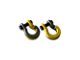 Moose Knuckle Offroad Jowl Split Recovery Shackle 5/8 Combo; Raw Dog and Detonator Yellow