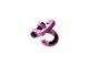Moose Knuckle Offroad Jowl Split Recovery Shackle 5/8; Pretty Pink