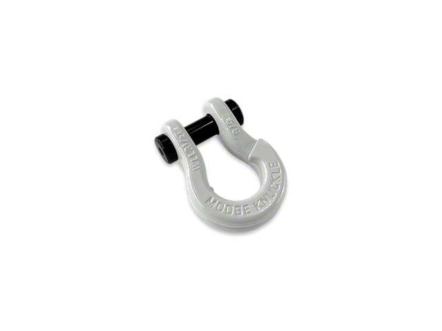 Moose Knuckle Offroad Jowl Split Recovery Shackle 5/8; Pure White