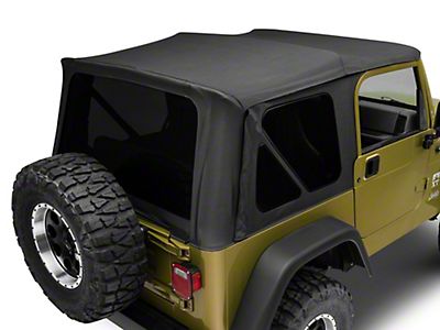 Jeep Wrangler Complete Soft Top; Black Diamond (97-06 Jeep Wrangler TJ w/  Full Doors, Excluding Unlimited)