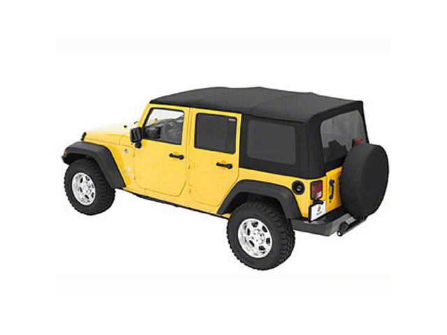 Bestop Sailcloth Replace-A-Top with Tinted Windows; Black Diamond (07-09 Jeep Wrangler JK 4-Door)